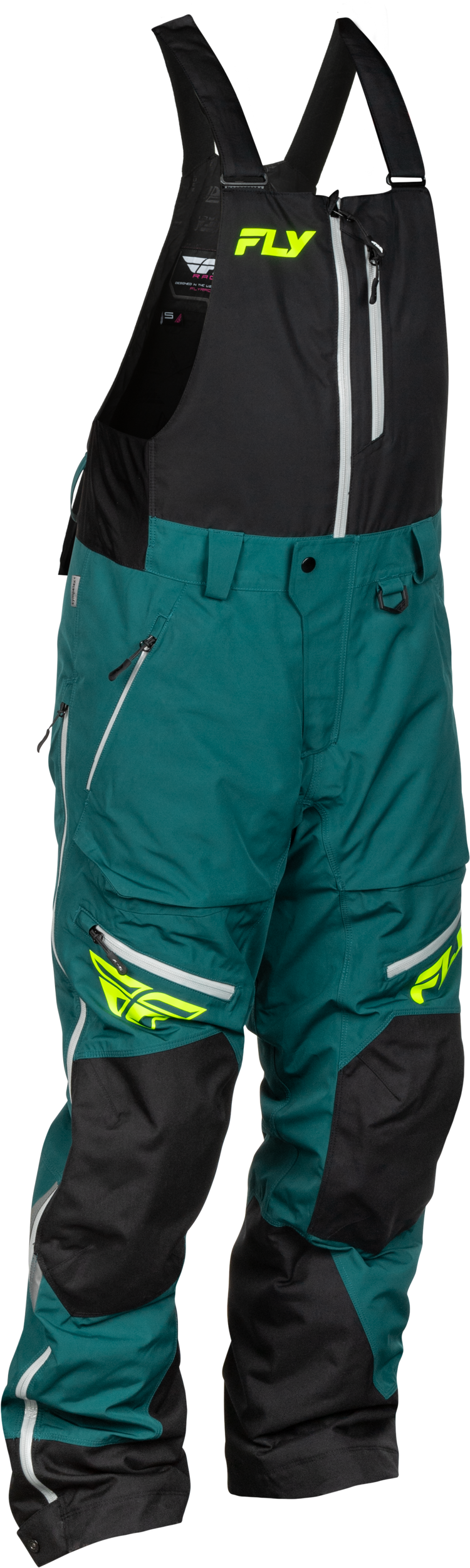 Incline Bib Teal/Black Lg