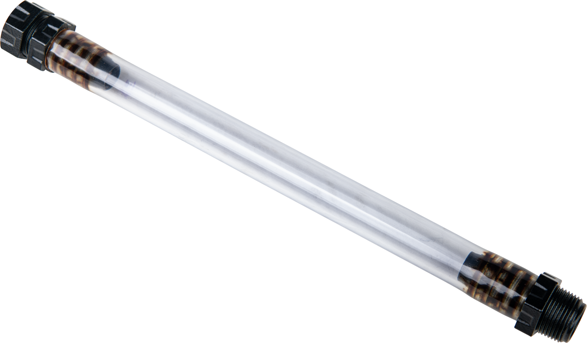 Filler Hose W/Screw Cap Clear 12"