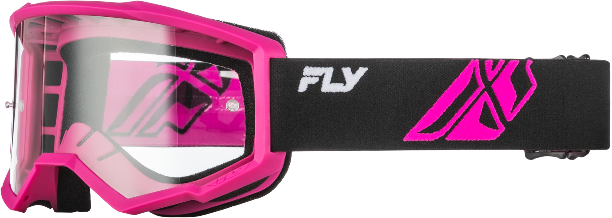 Focus Goggle Black/Pink W/ Clear Lens