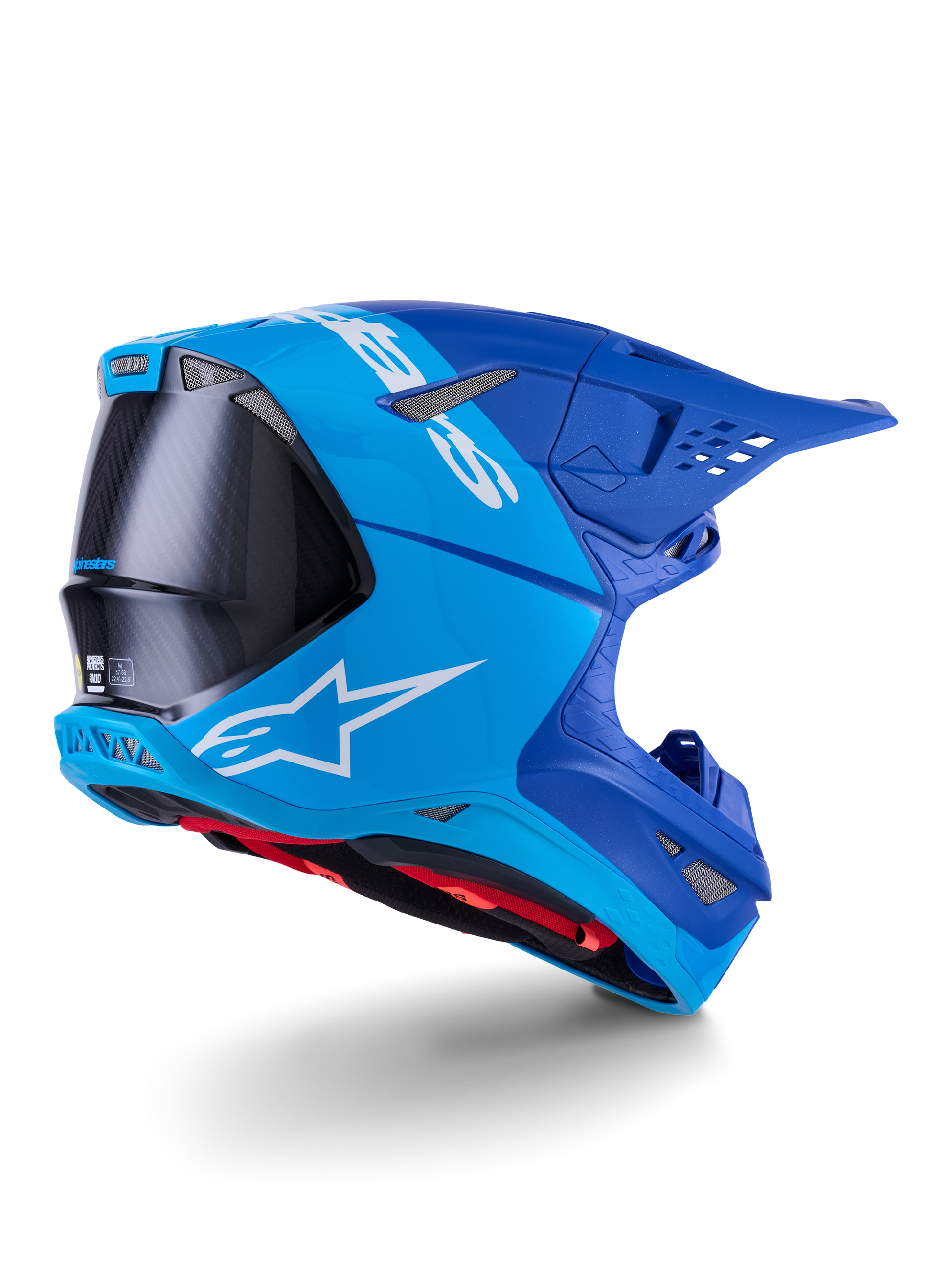 Supertech S M10 Flood Helmet Met Blu/Md Blu/Blk Crb M&G Xl