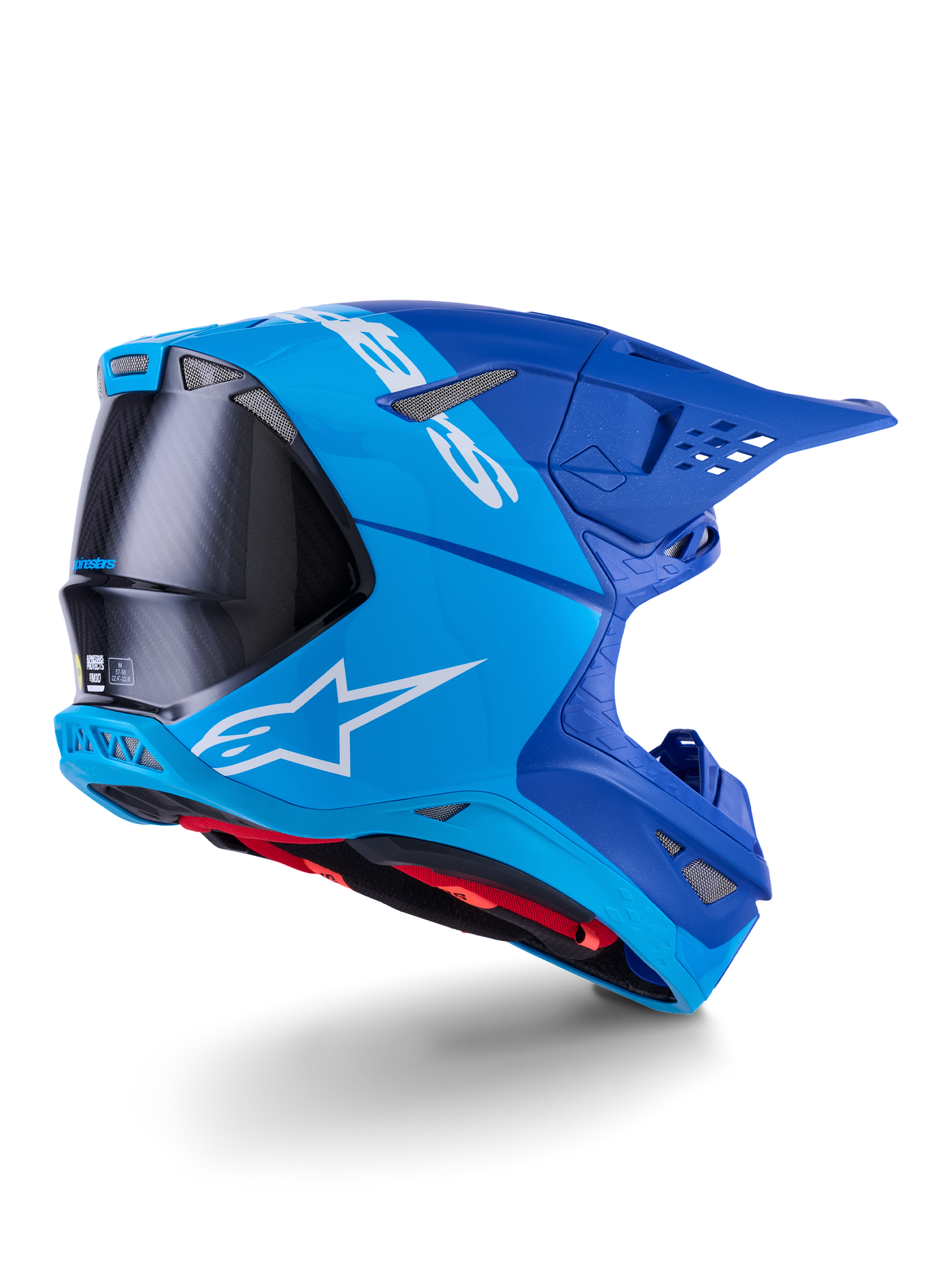 Supertech S M10 Flood Helmet Met Blu/Md Blu/Blk Crb M&G Md