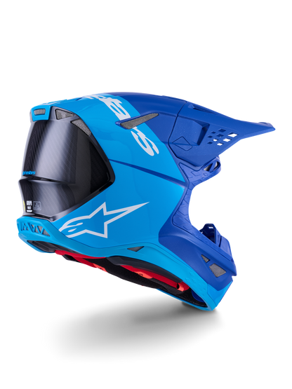 Supertech S M10 Flood Helmet Met Blu/Md Blu/Blk Crb M&G Md