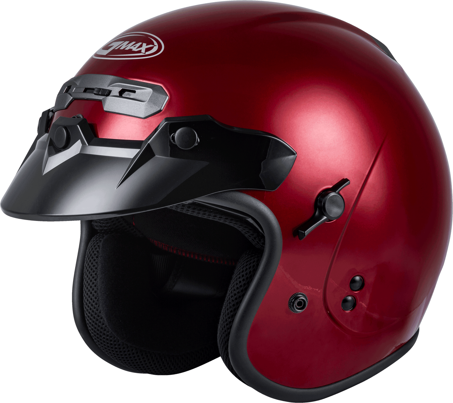 Gm 32 Open Face Helmet Candy Red Xl