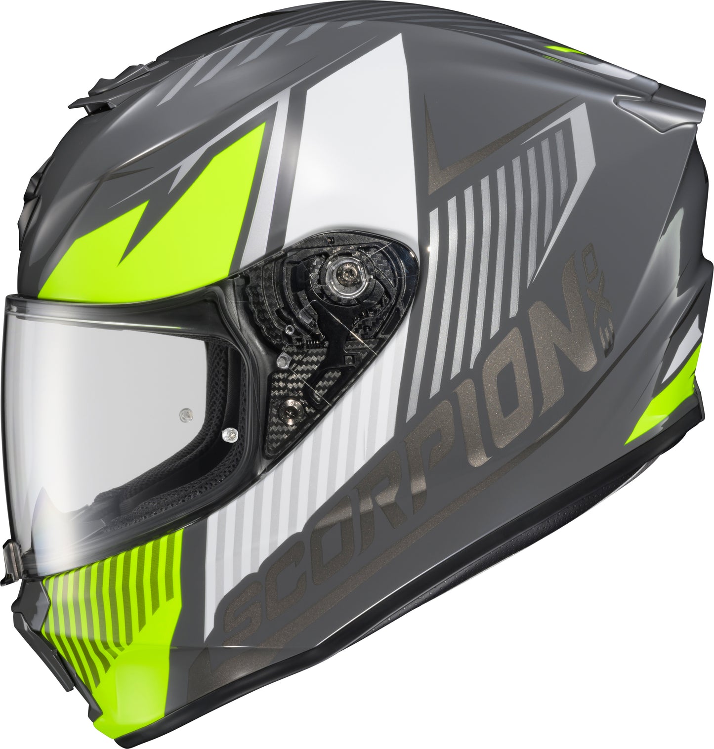 Exo R330 Full Face Helmet Hawker Hi Viz Lg
