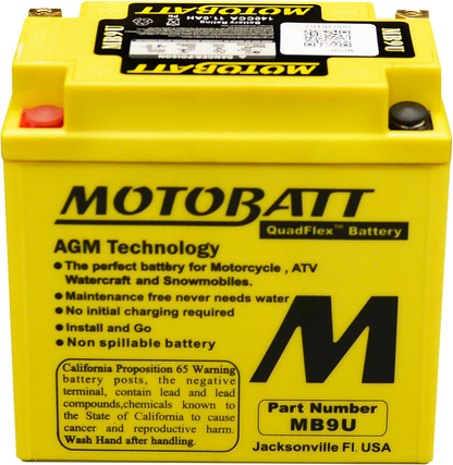 Battery Mb9uhd Sealed Factory Activated