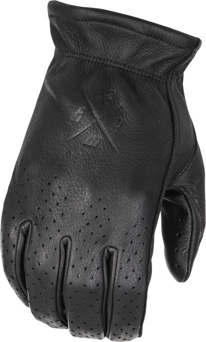 Louie Perforated Gloves Black 3x