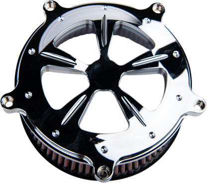 Commodore Air Cleaner Kit Chrome W/ Clear Window