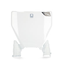 Front Number Plate White