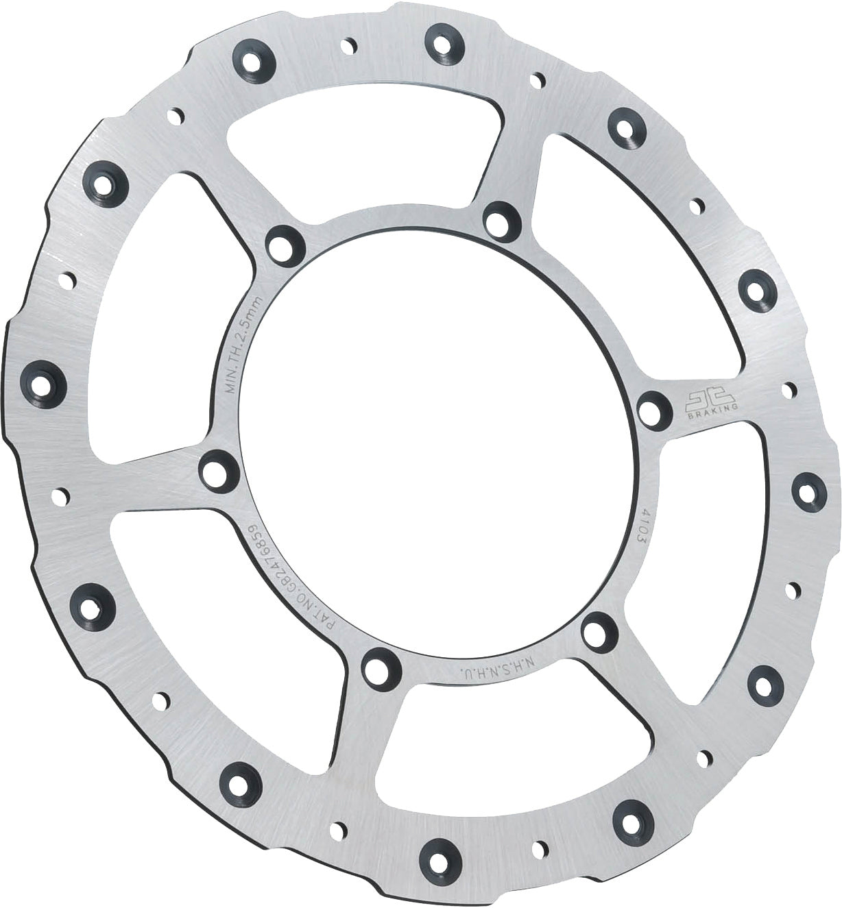 Front Brake Rotor Ss Self Cleaning Yam