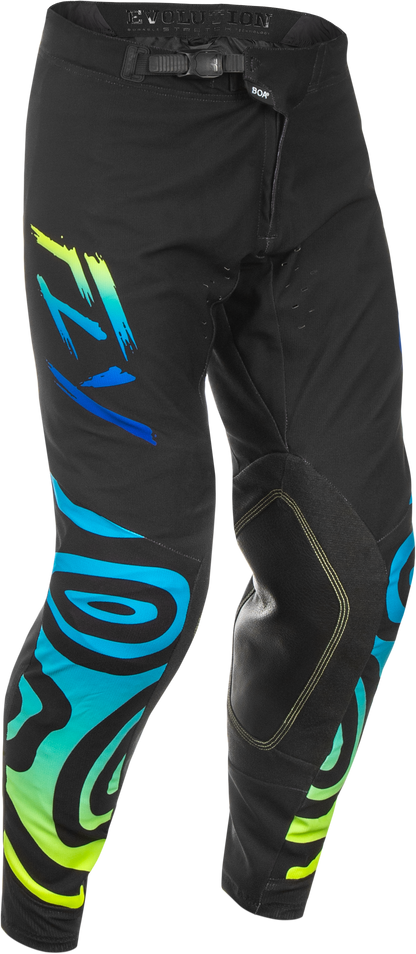 Evolution  Dst Zen Pants Black/Blue/Hi Vis Sz 34