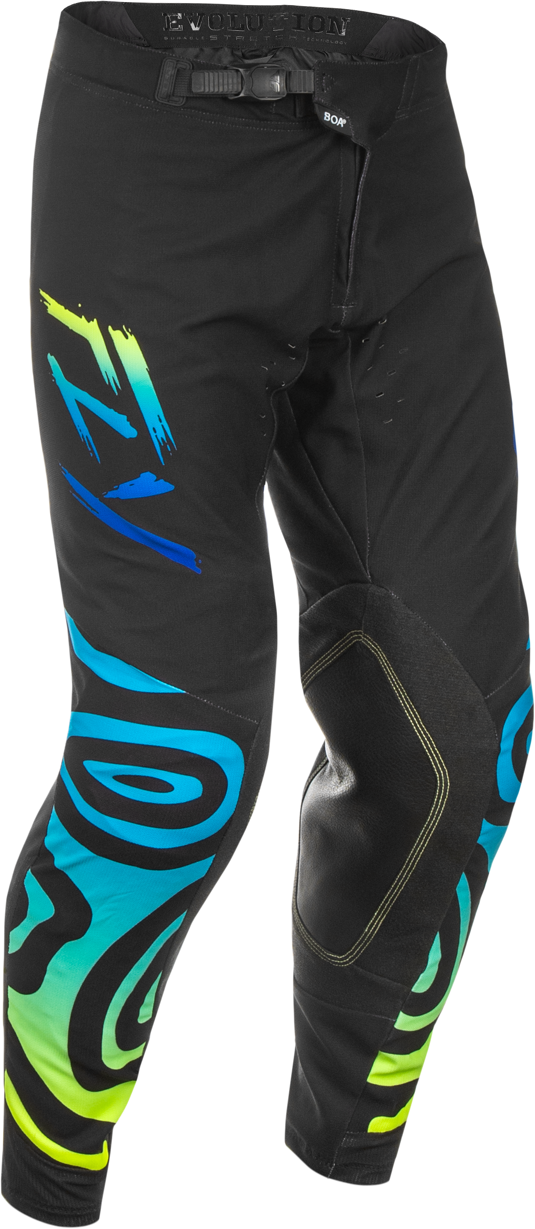 Evolution  Dst Zen Pants Black/Blue/Hi Vis Sz 28