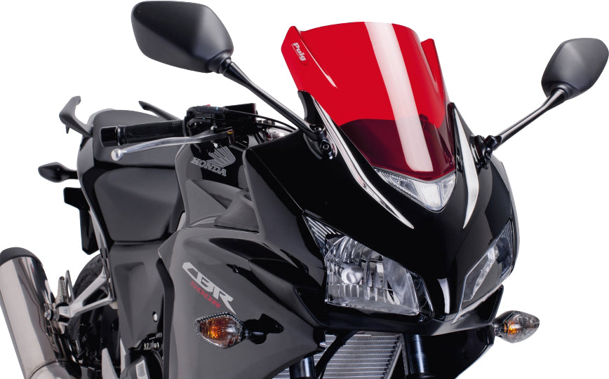 Windscreen Racing Red