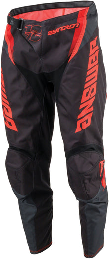 Answer Syncron Envenom Pants Red/Black Youth Size - 16