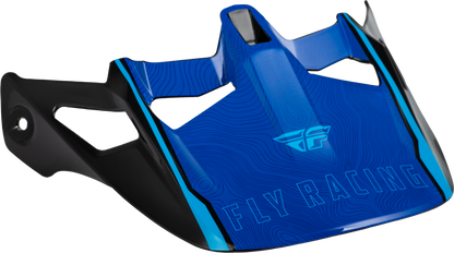 Werx R Helmet Visor Blue Carbon