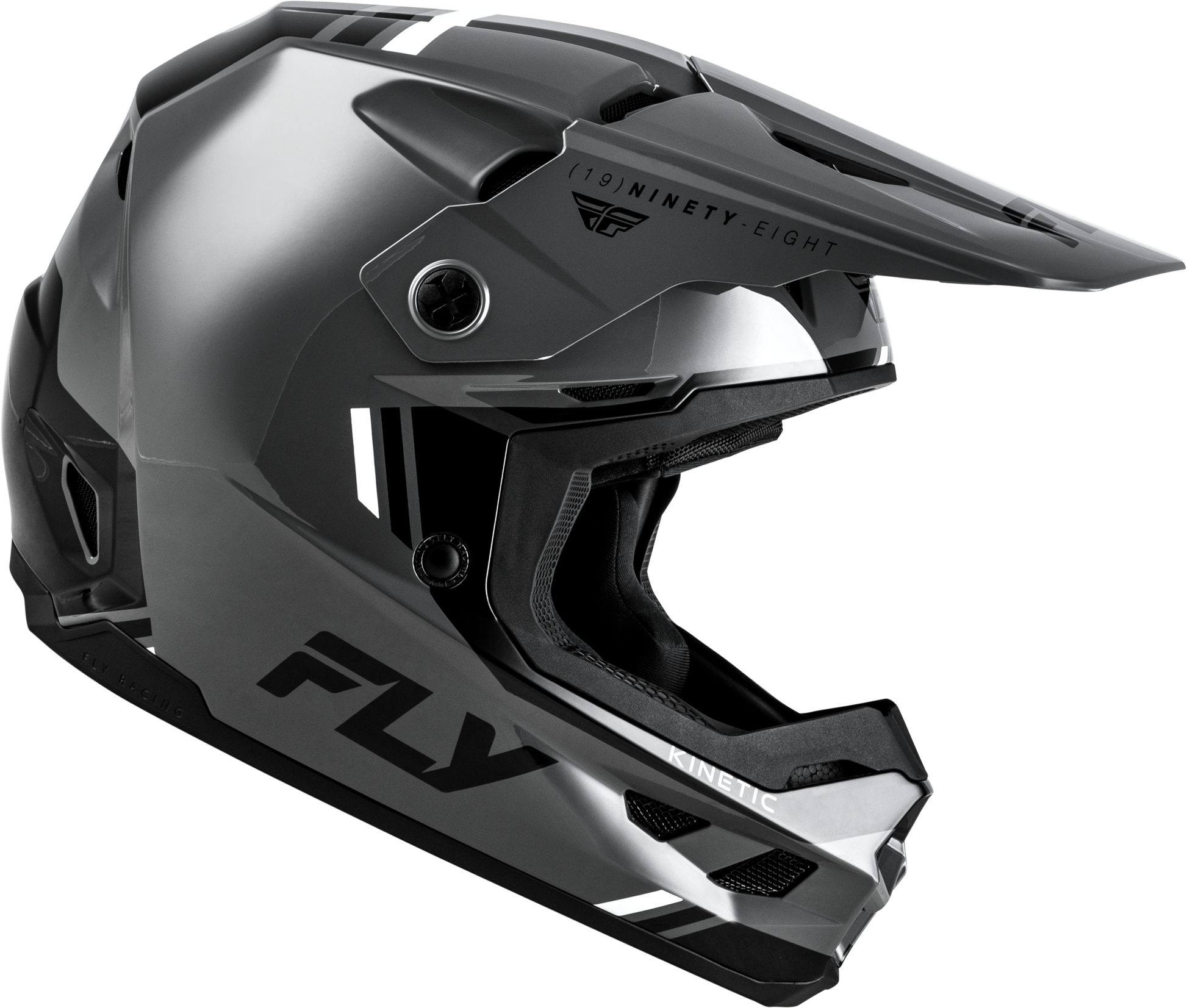 Kinetic Verdict Helmet Grey/Black/White Xs