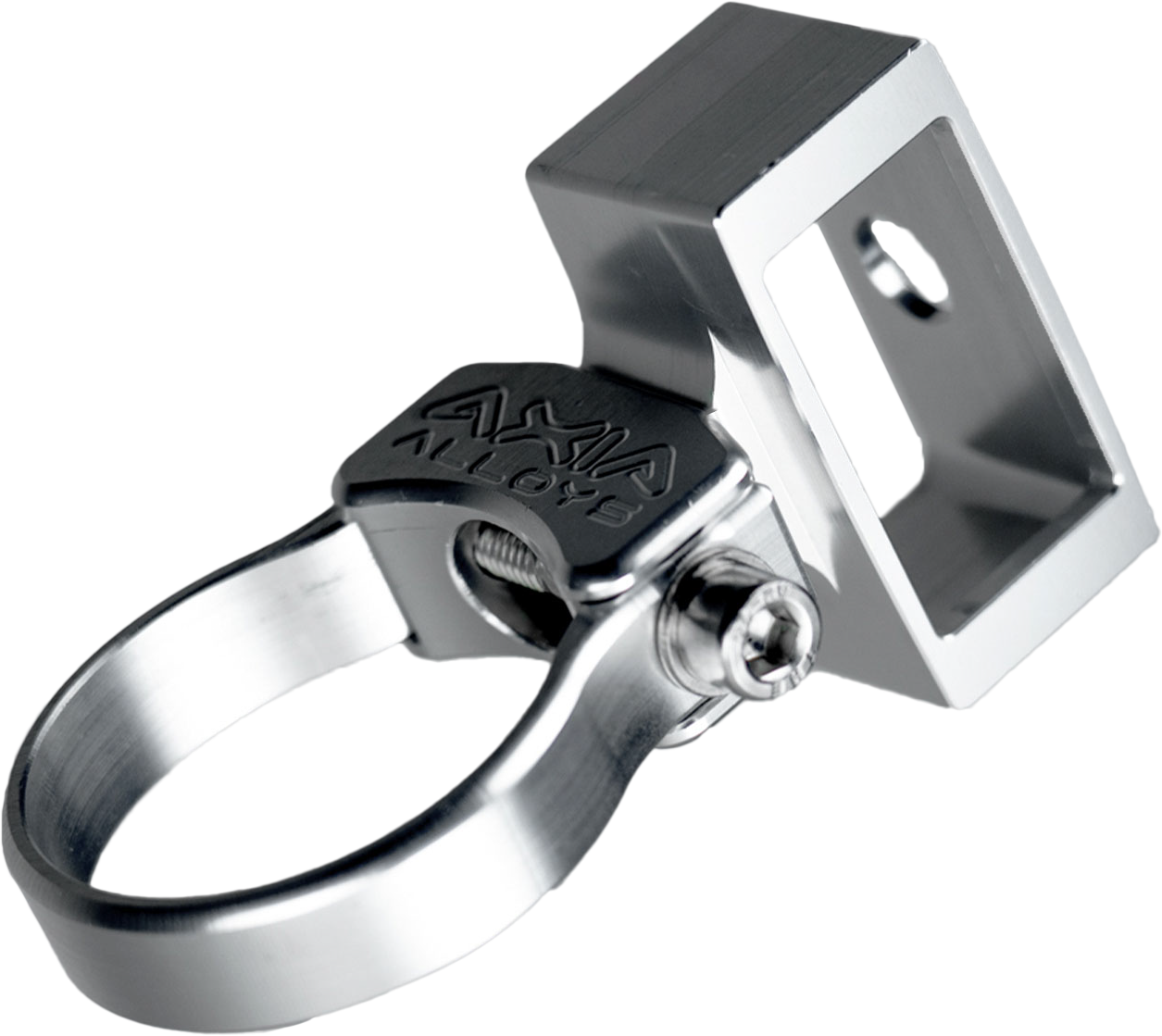 Rocker Switch Mount Silver