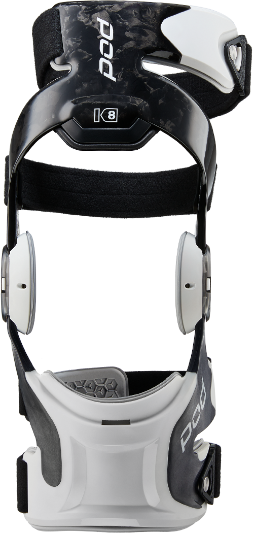 K8 3.0 Knee Brace Carbon (Lt) Carbon/White Lg