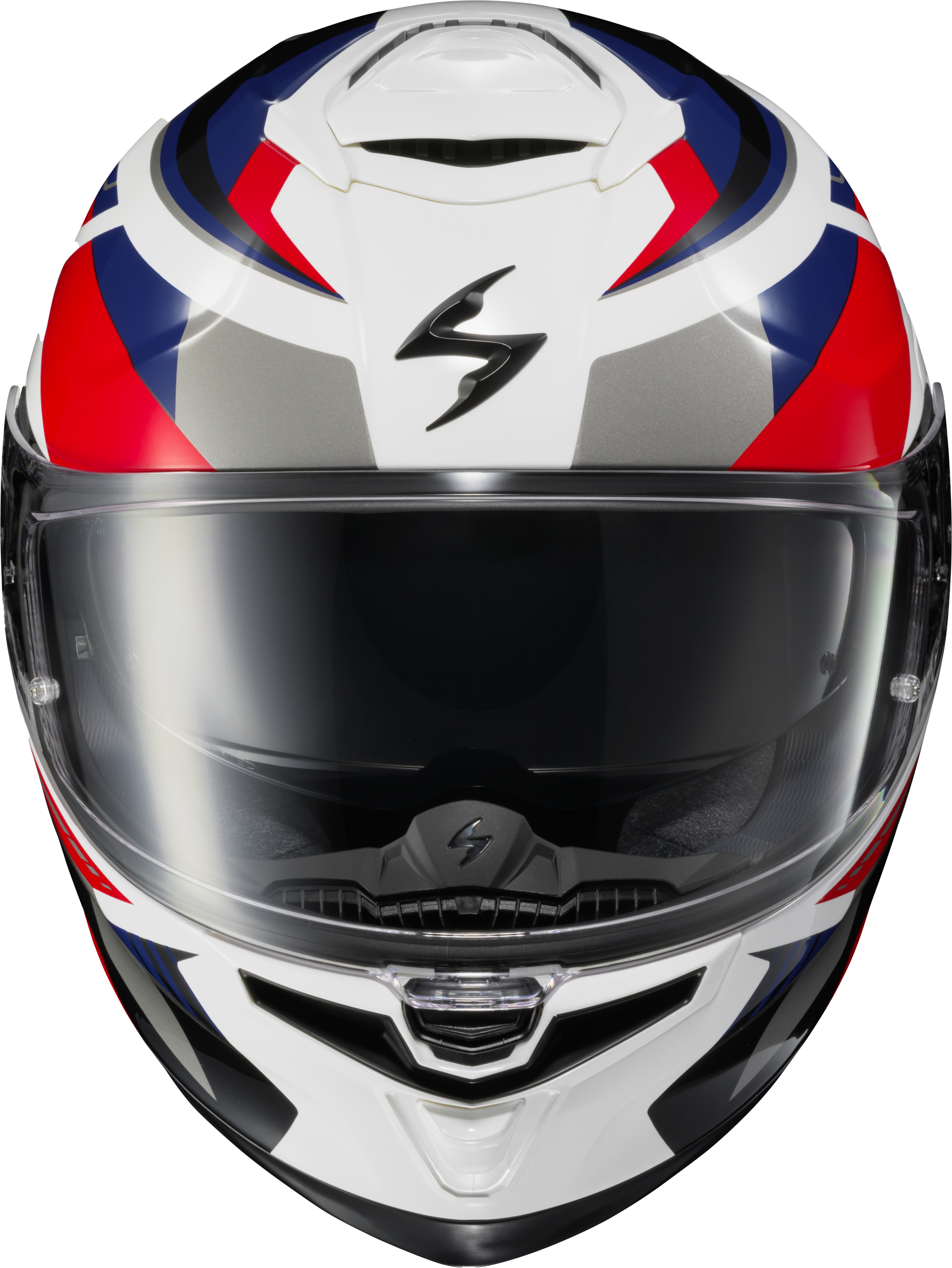 Exo Eclipse Full Face Helmet Lunar White/Red/Blue 2x