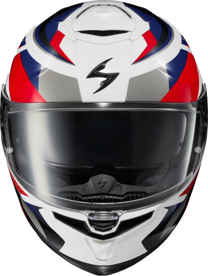 Exo Eclipse Full Face Helmet Lunar White/Red/Blue 2x