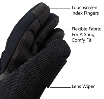7v Activflexx Gloves Black Md