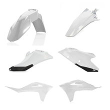 Plastic Kit Gas/Ktm White/Black