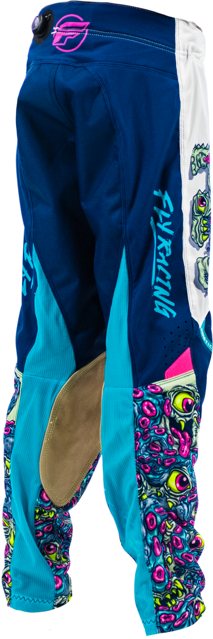 Yth Kinetic Mutant Mesh Pants White/Blue/Multi Sz 22