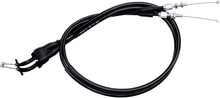 Black Vinyl Throttle Push Pull Cable Set
