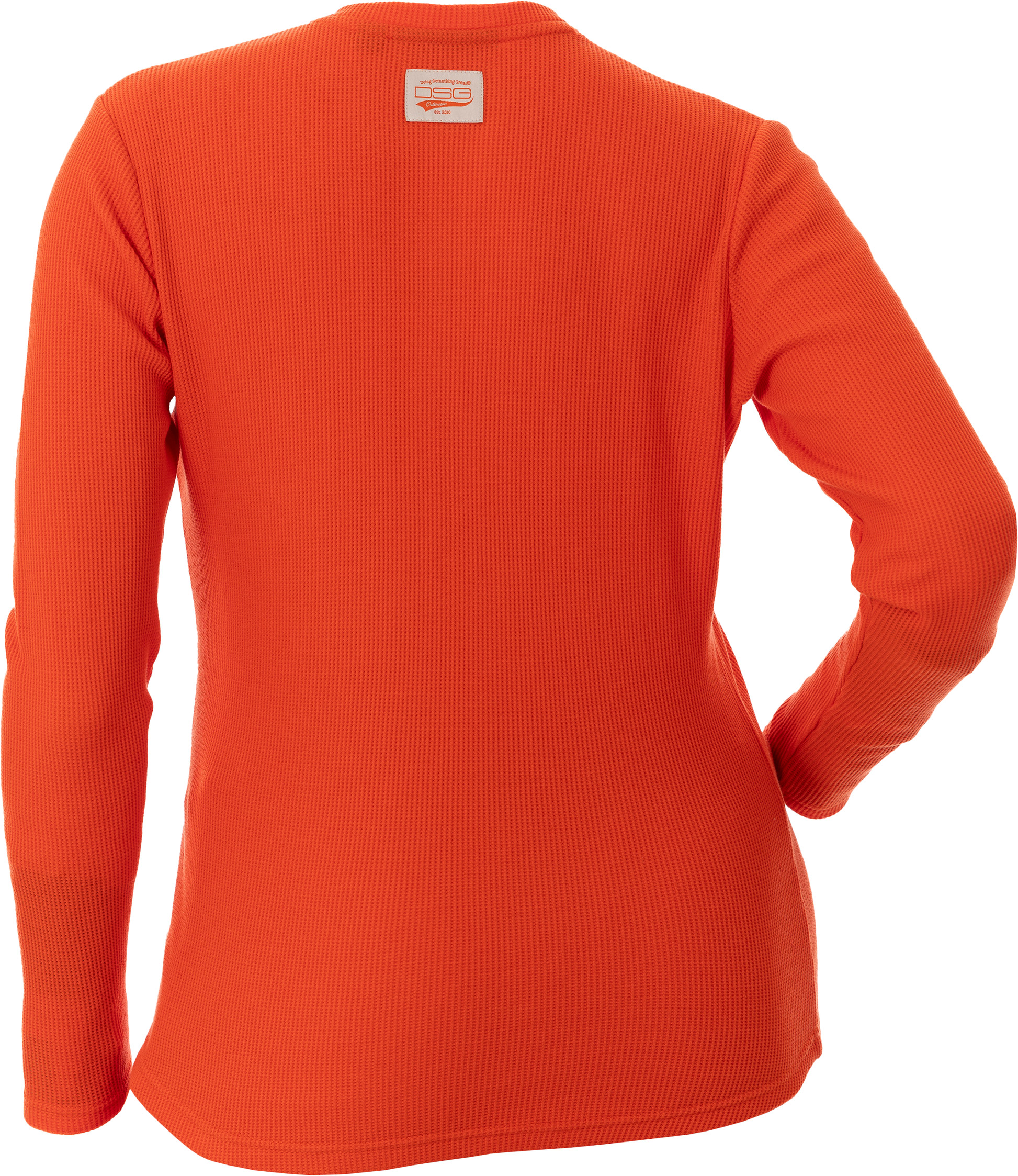 Cozy Waffle Shirt Poppy Xl