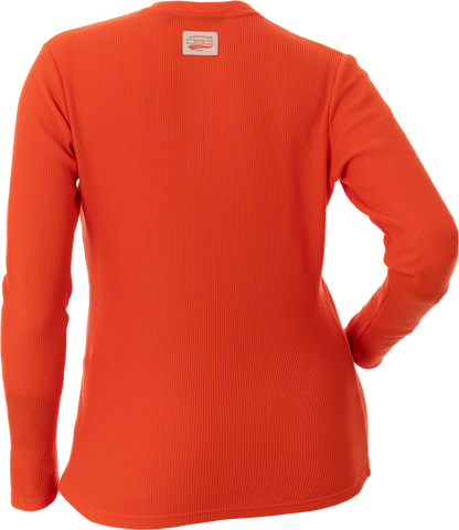 Cozy Waffle Shirt Poppy 4x
