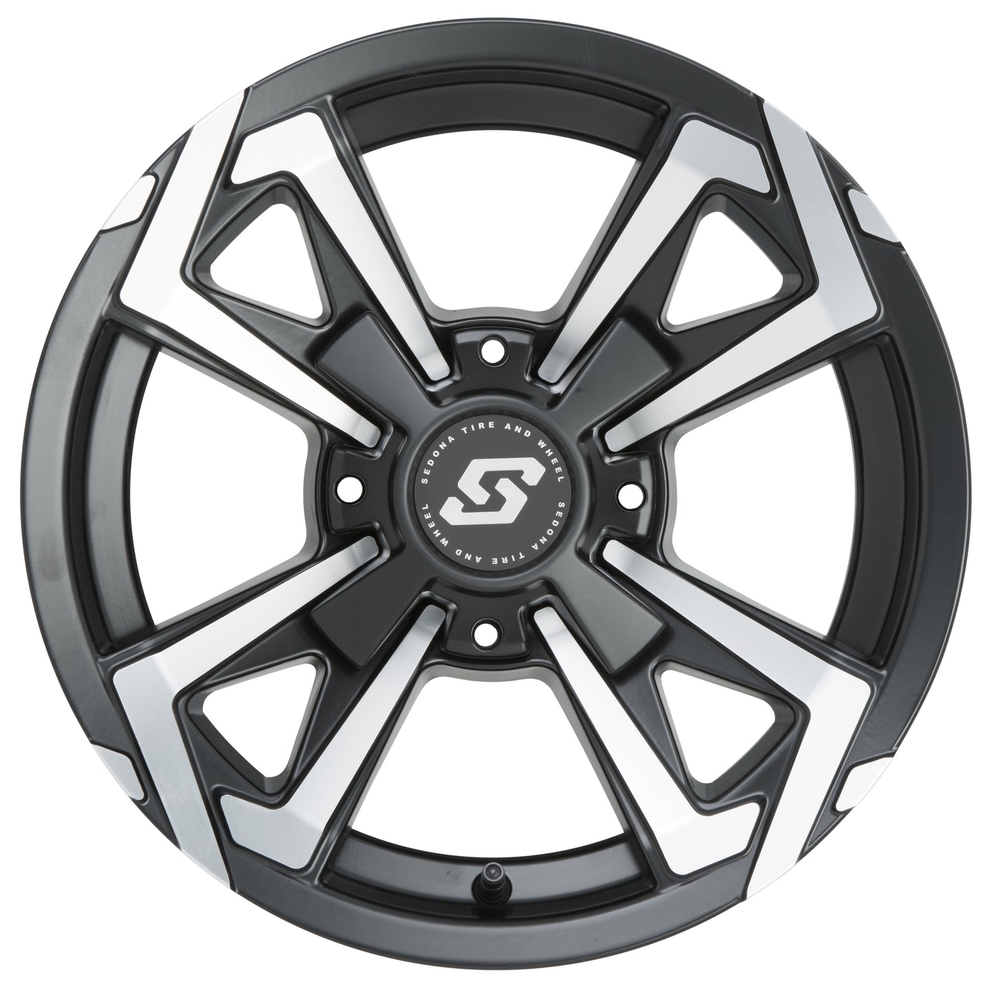 Riot Wheel 14x7 4/137 5+2 (+10mm) Blk/Machined