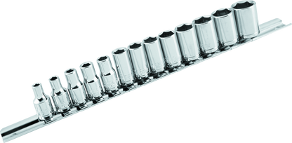 BikeMaster 13-pc 1/4in Drive Socket Set