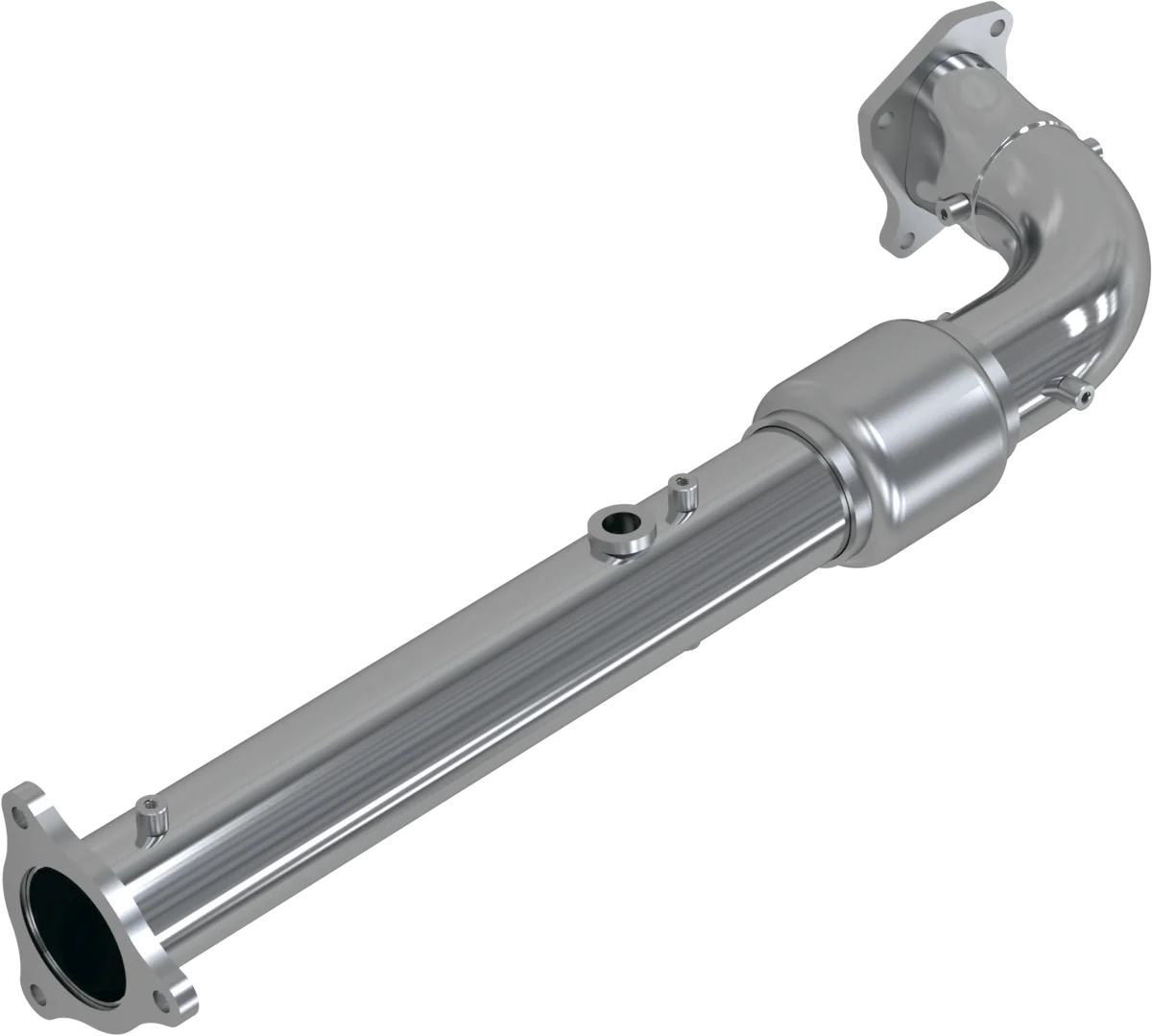 Single Slip On 2.5" Race Pipe Chrome