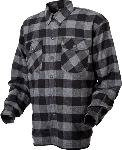 Covert Moto Flannel Black/Grey Lg