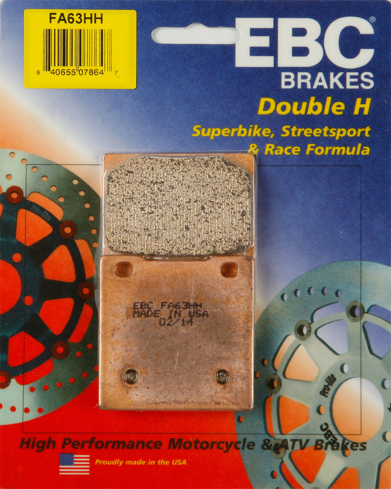 Brake Pads Fa63hh Double H Sintered