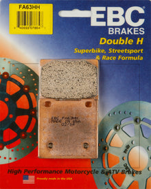 Brake Pads Fa63hh Double H Sintered