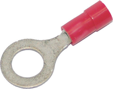 Pvc Ring Terminal .25" 22 18 25 Pk