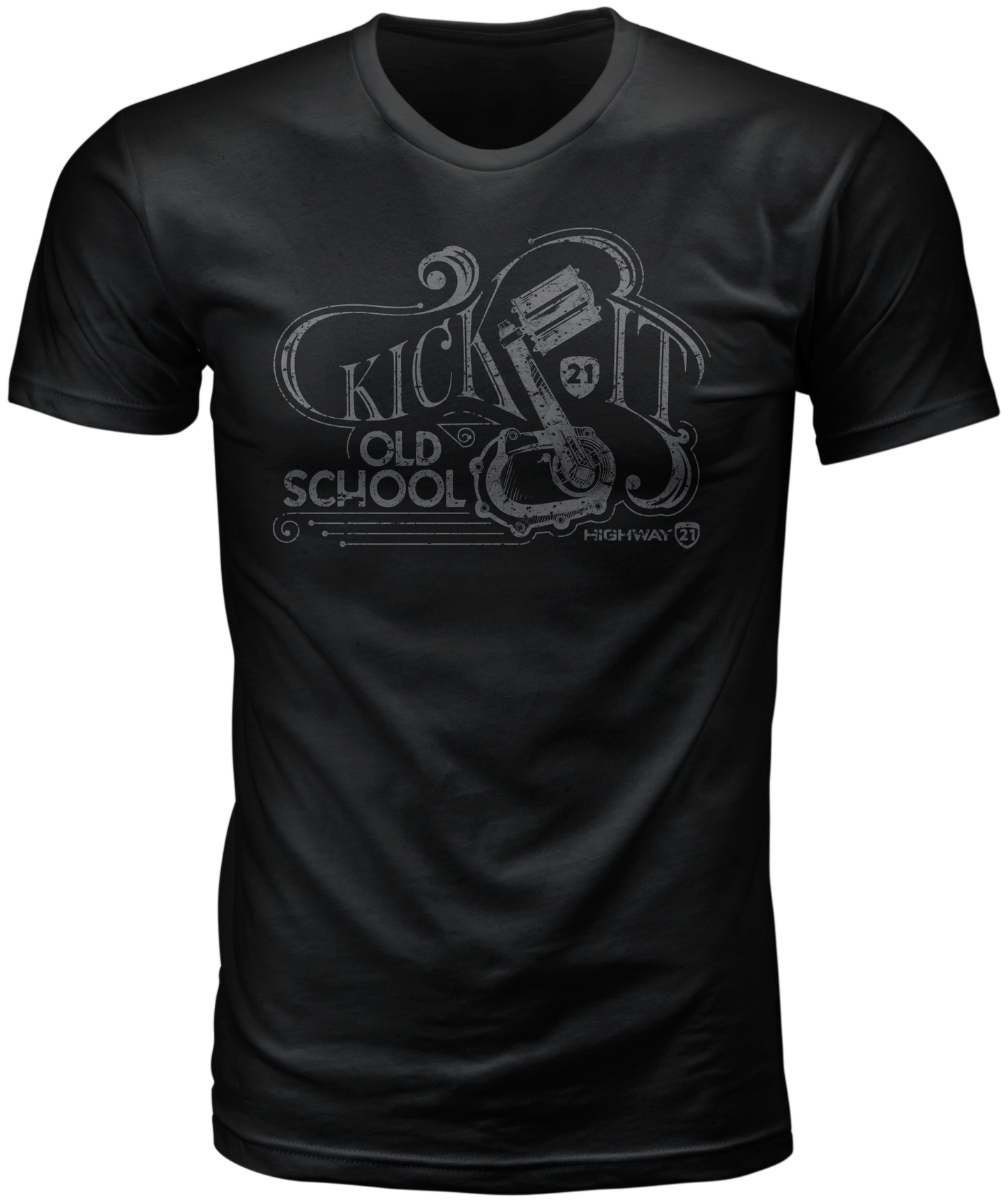 Old School Tee Black Xl