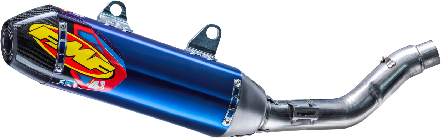 Factory 4.1 Rct Slip On Titanium W/ Carbon Cap
