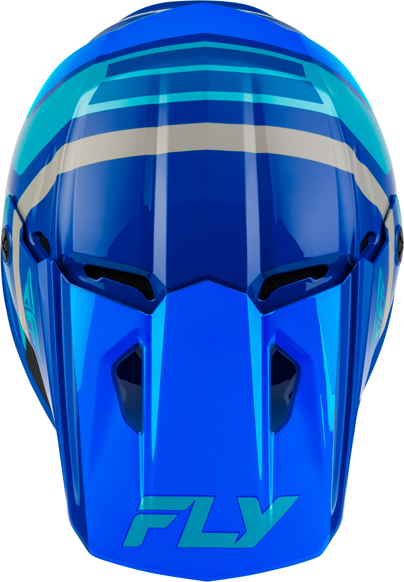 Youth Kinetic Scrap Helmet Blue/Light Blue/Grey Ys