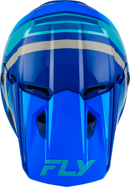 Youth Kinetic Scrap Helmet Blue/Light Blue/Grey Ys