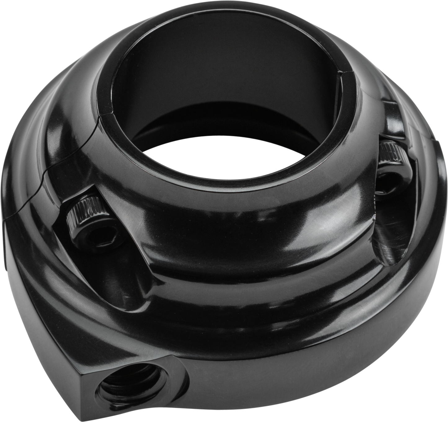 Throttle Clamp Single Cable Screw In Style Black