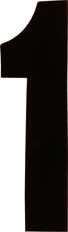 #1 4" Black Extreme Digits 3/Pk
