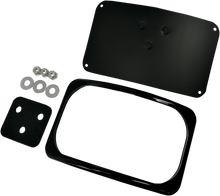 DRAG SPECIALTIES License Plate Mount - 3 Hole - Gloss Black 2030-0628