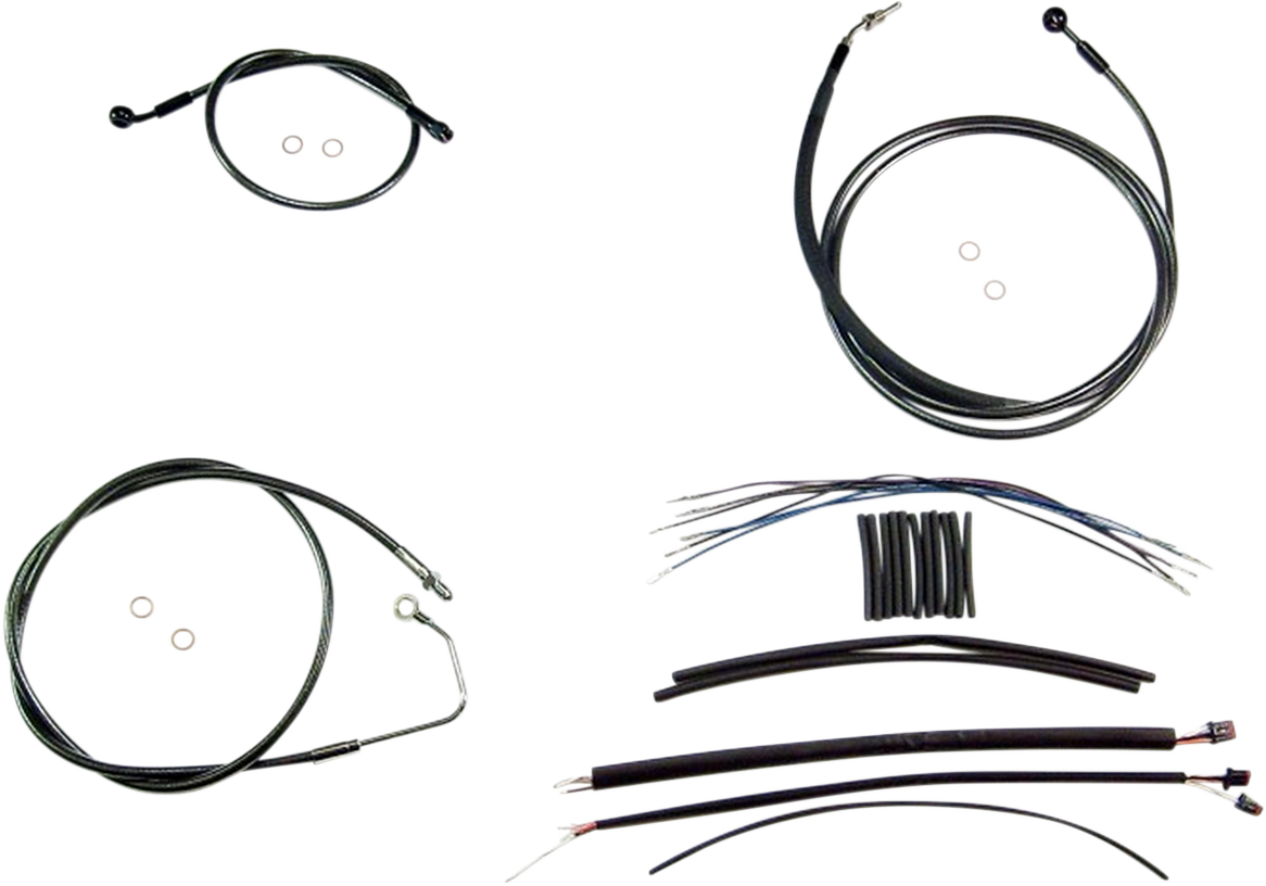 MAGNUM SHIELDING Black Pearl™ Upper Handlebar Installation Kit - 12"-14" - '17-'19 FLHR 487931