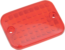 DRAG SPECIALTIES Replacement Mini Rectangular Lens - Red 165178