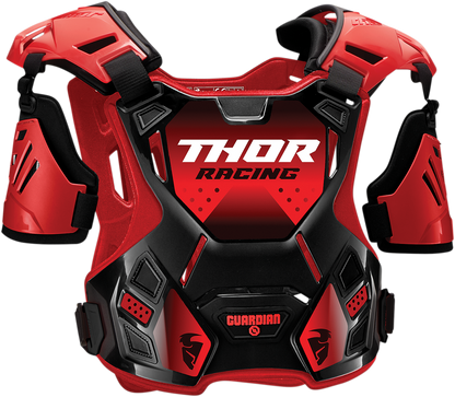 THOR Youth Guardian Roost Deflector - Red/Black - 2XS/XS 2701-0968