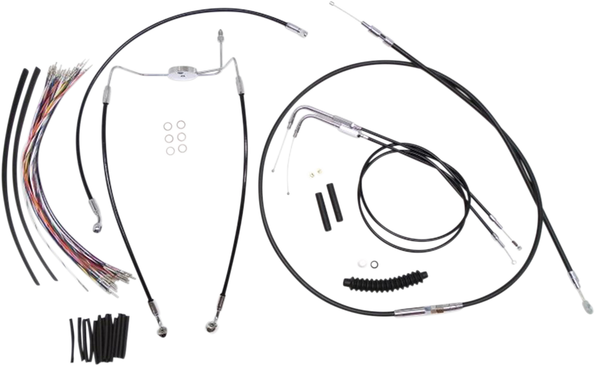 MAGNUM SHIELDING XR Handlebar Installation Kit - 12"-14" Ape Hangers - '96-'06 FLH - Black 489281