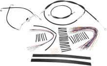 MAGNUM SHIELDING XR Handlebar Installation Kit - 12"-14" Ape Hangers - '08-'13 Touring - Black 489301