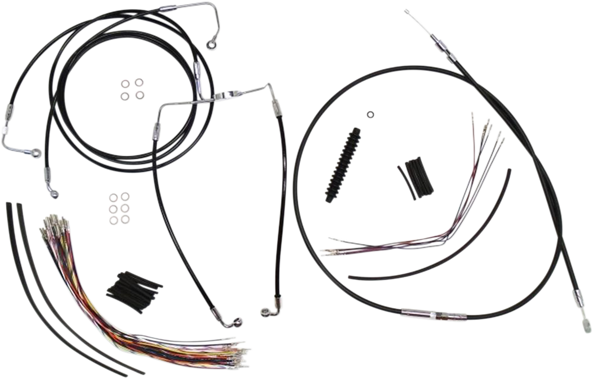 MAGNUM SHIELDING XR Handlebar Installation Kit - 12"-14" Ape Hangers - '08-'13 FLH - Black 489311