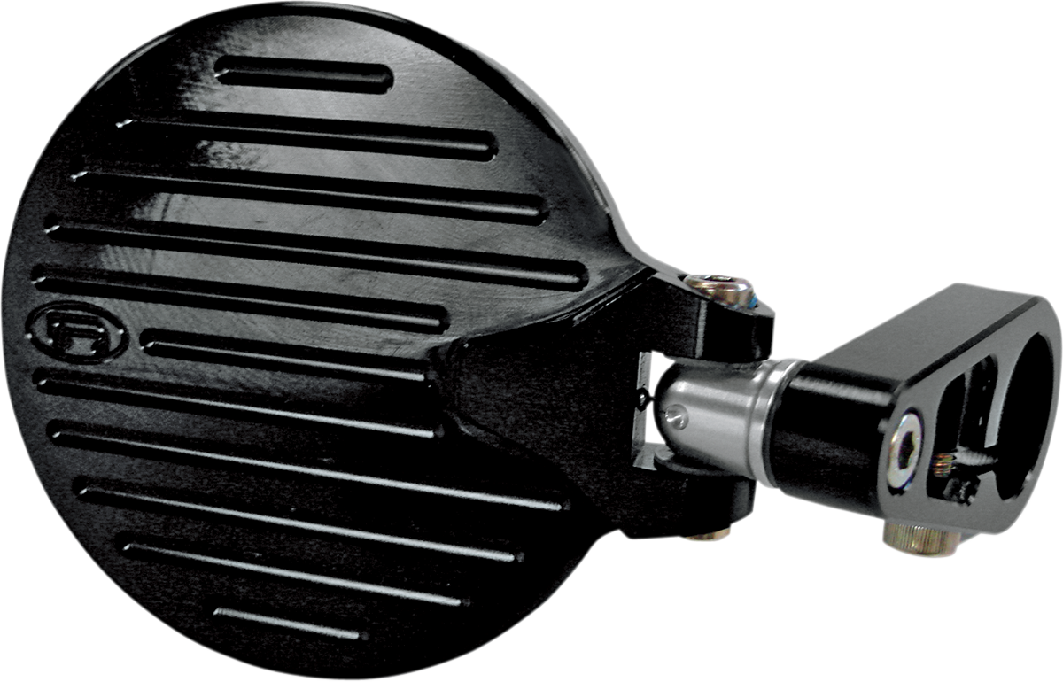 JOKER MACHINE Mirror - Cafe Racer - Side View - Round - Black - 3-1/4" 09-303B